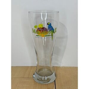 Margaritaville Myrtle Beach Pilsner Glass Jimmy Buffett Parrot Beer Glass 8.5"